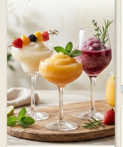 Bubbles and Slush slushy bar at a premium event